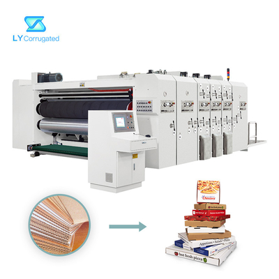 PLC Flexo Printer Slotter, rotacyjna maszyna do dłutowania i sztancowania