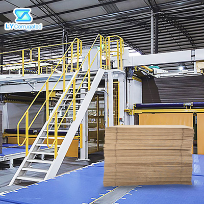 Linia do produkcji tektury falistej 3/5/7 warstw 300M / MIN 50KW Down Stacker Dry End