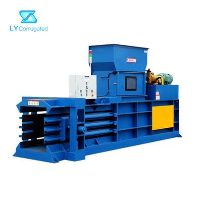 Maszyna do pakowania w kartony do recyklingu, automatyczna prasa pozioma 400-500 kg / M3