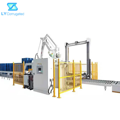 6-osiowy system paletyzujący robota do maszyny FFG Inline Stitcher Folder Gluer
